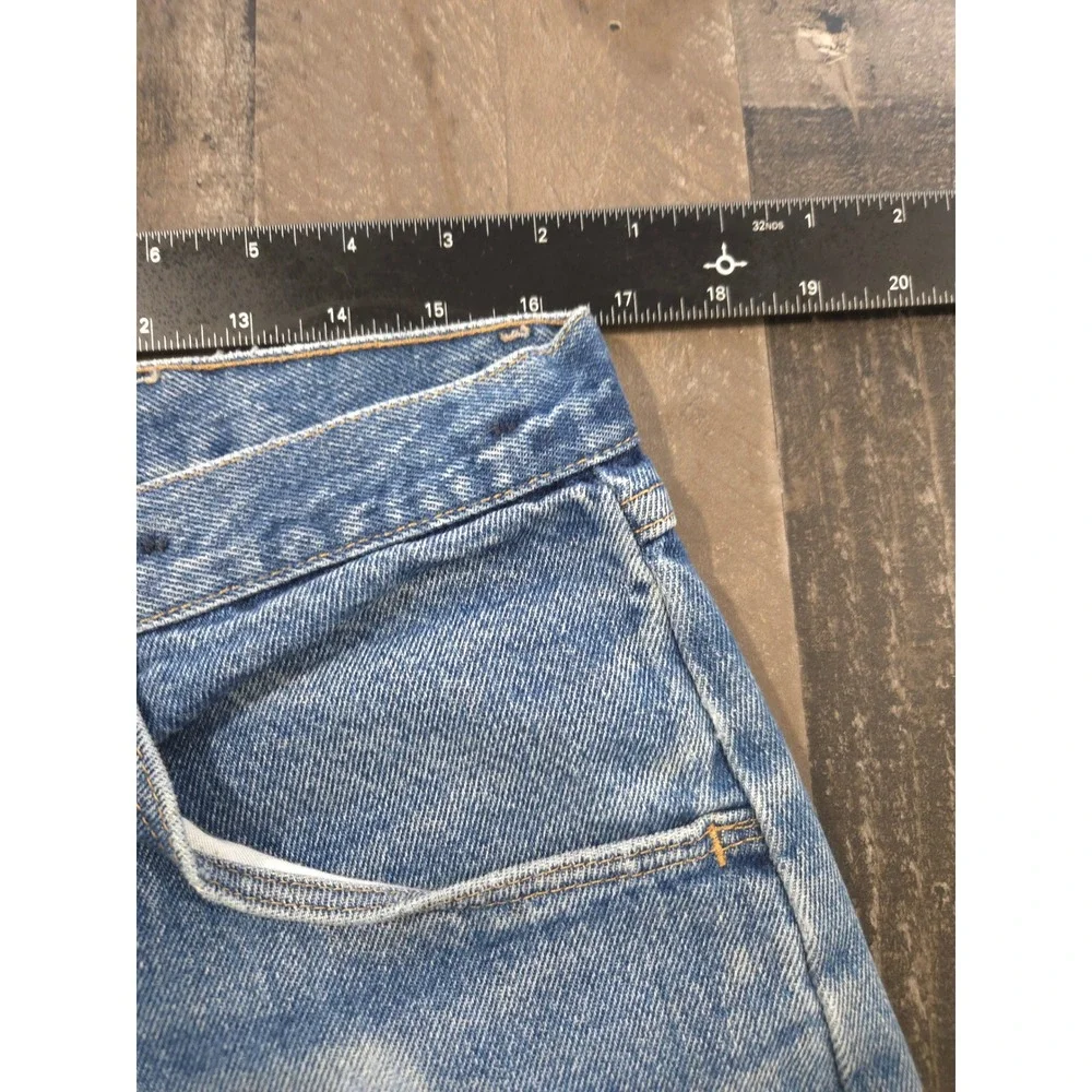 VTG Wrangler Pro Gear Upland Brush Guard Hunting Jeans 34 x 32 Denim Nylon Brown